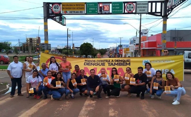 Rolim de Moura: SEMUSA realiza campanha de combate ao mosquito da dengue