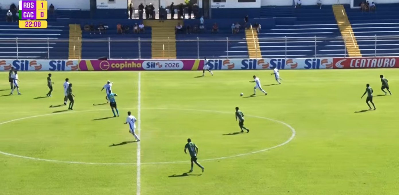 Precisando vencer — ou empatar com ajuda do Santos — União Cacoalense vai perdendo por 3 a 0 e precisa de um milagre (AO VIVO NO YOUTUBE)